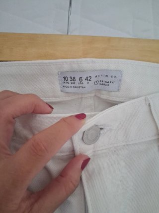 Pantalón vaquero blanco