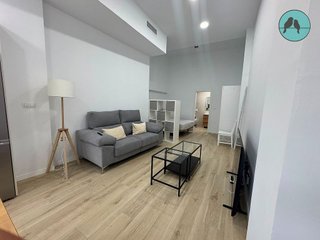 Estudio en alquiler en Parque Victoria Eugenia en Málaga