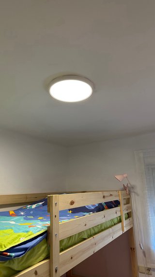 Plafón LED redondo blanco (2 unidades)