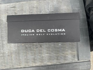 Zapatos de golf Duca del Cosma blancos y azules