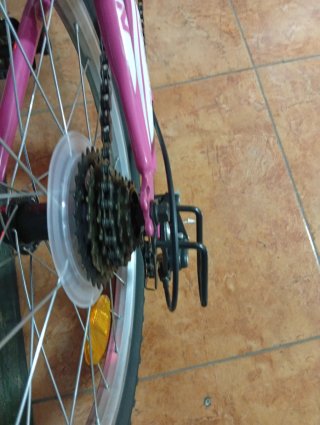 Bicicleta infantil NEON rosa