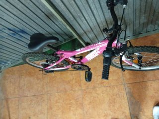 Bicicleta infantil NEON rosa