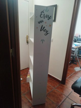 Estantería blanca 50x60