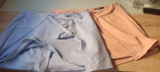 Falda Pantalón Azul y Rosa
