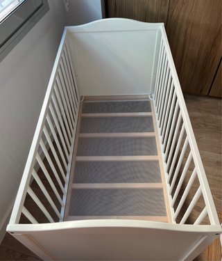 Cuna Ikea SMÅGÖRA Blanca 60x120 cm