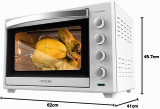 Horno Cecotec Bake&Toast 6090 Blanco 60L