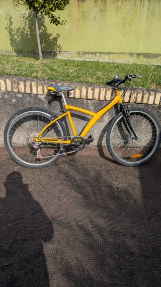 Bicicleta Amarilla Infantil