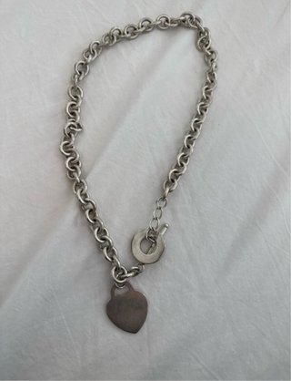 Collar Tiffany & Co. Corazón Plata