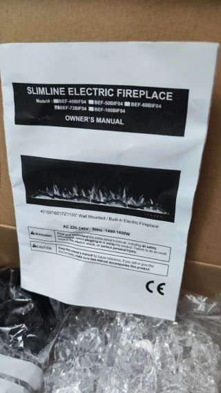 Chimenea Eléctrica Empotrable Slim 183cm