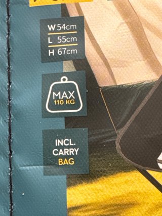Silla de camping plegable Froyak