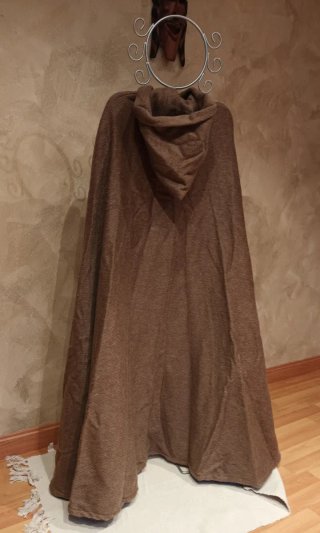 Capa Medieval Marrón Talla Única