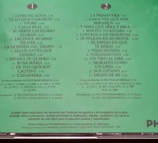 Doble CD Camarón de la Isla Flamenco
