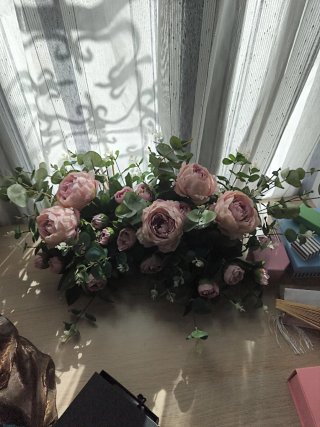 Decoración Flores Plástico
