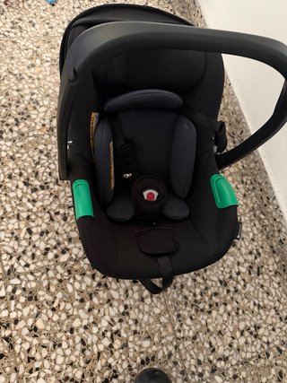 Carrito de bebé gris oscuro 2 en 1