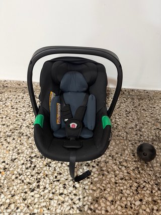 Carrito de bebé gris oscuro 2 en 1