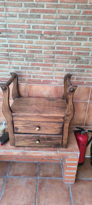Banqueta La Ibérica madera