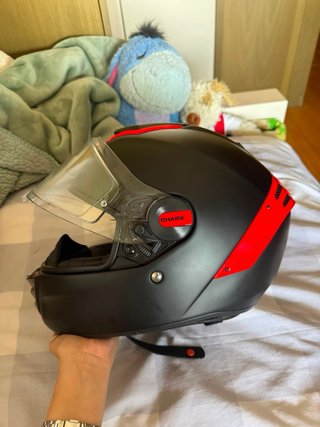 Casco Shark Spartan RS Talla S Negro/Rojo
