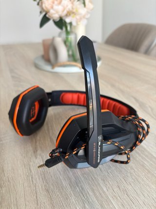 Auriculares Gaming Blackfire Naranjas