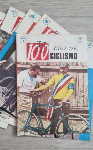 REVISTAS 100 AÑOS DE CICLISMO COLECCION DE 1 a 10
