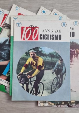 REVISTAS 100 AÑOS DE CICLISMO COLECCION DE 1 a 10