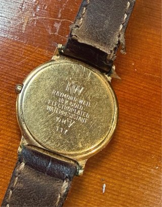 Relógio Raymond Weil Dourado Preto