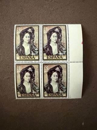 4 Sellos España 3 PTA Nuevos