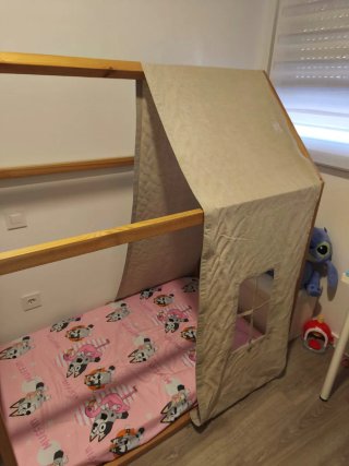 Cama Montessori Madera Natural.