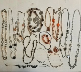Lote collares,pulsera, pendientes. Tb.x separado.