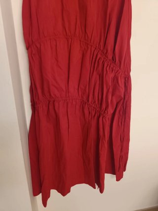 Vestido Zara paneles con lazadas talla L