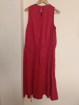 Vestido Zara paneles con lazadas talla L