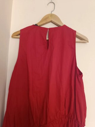 Vestido Zara paneles con lazadas talla L
