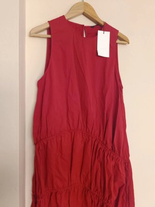 Vestido Zara paneles con lazadas talla L
