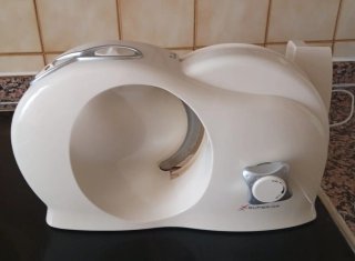 Cortadora de fiambre eléctrica plegable