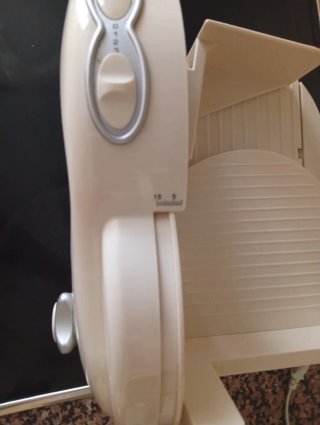 Cortadora de fiambre eléctrica plegable
