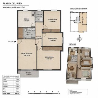Piso en venta en Sants-Badal en Barcelona
