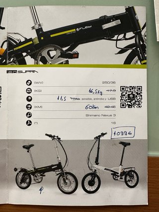 Bicicleta Eléctrica Flebi Supra 2.0