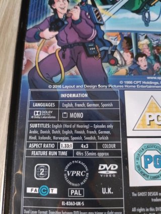Los Cazafantasmas DVD Temporada 1 completa