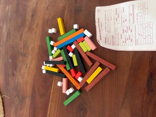 Juego de piezas de madera Goula