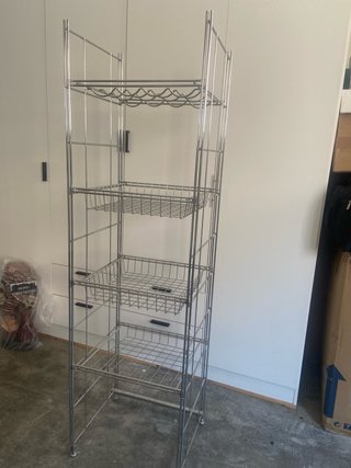 Estantería de acero inoxidable multiusos