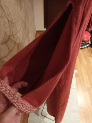 Vestido Medieval Rojo Talla Única