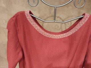 Vestido Medieval Rojo Talla Única
