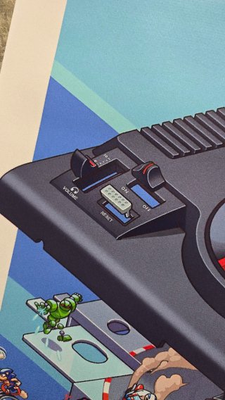 Sega Megadrive Exploded Poster PVC 70x45