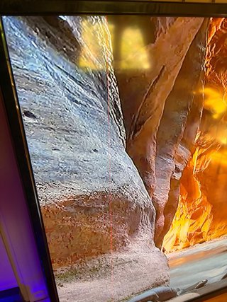 TD Systems 55' LED TV con defecto