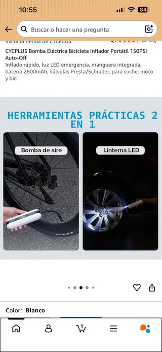 Bomba Eléctrica CYCPLUS 150PSI Inflador