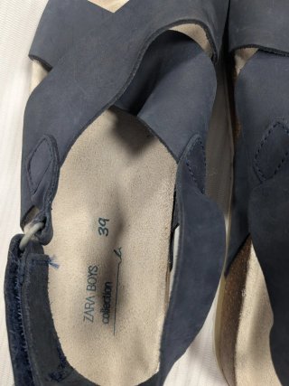 Sandalias Zara Azul Talla 39