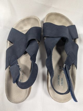 Sandalias Zara Azul Talla 39