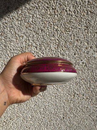 Caja joyero de porcelana Limoges France