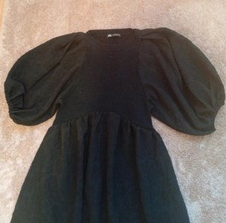 Vestido Zara Negro Talla S