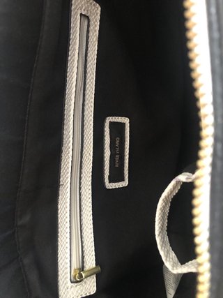 Bolso River Island Negro y Beige