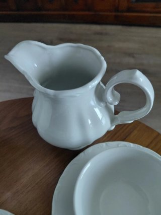 Juego de café Pontesa porcelana blanco